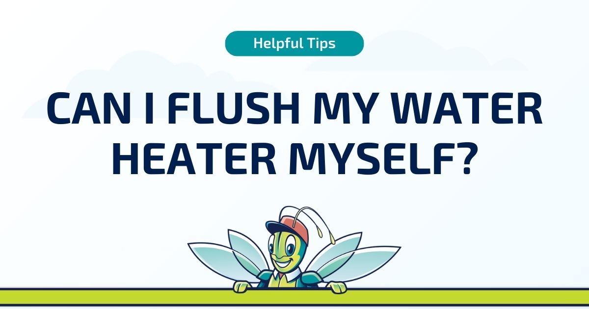 can i flush my water heater myself